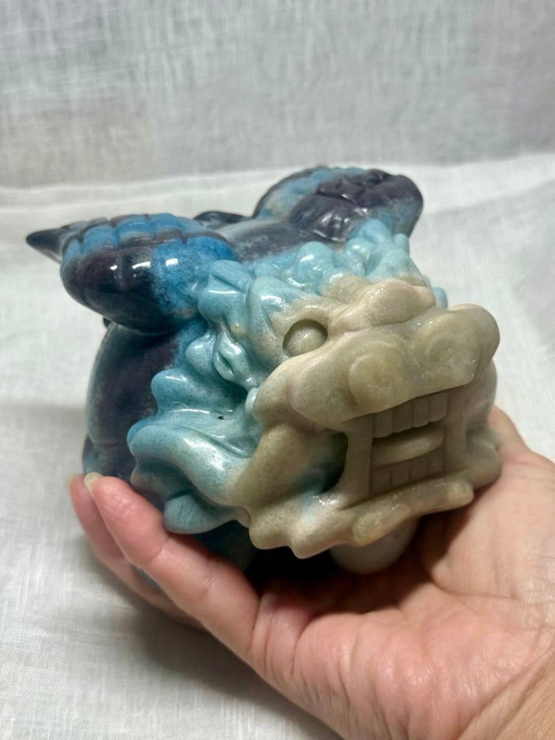 トロレアイト　羽根付きロングイ　龍亀　Instagramに動画あり