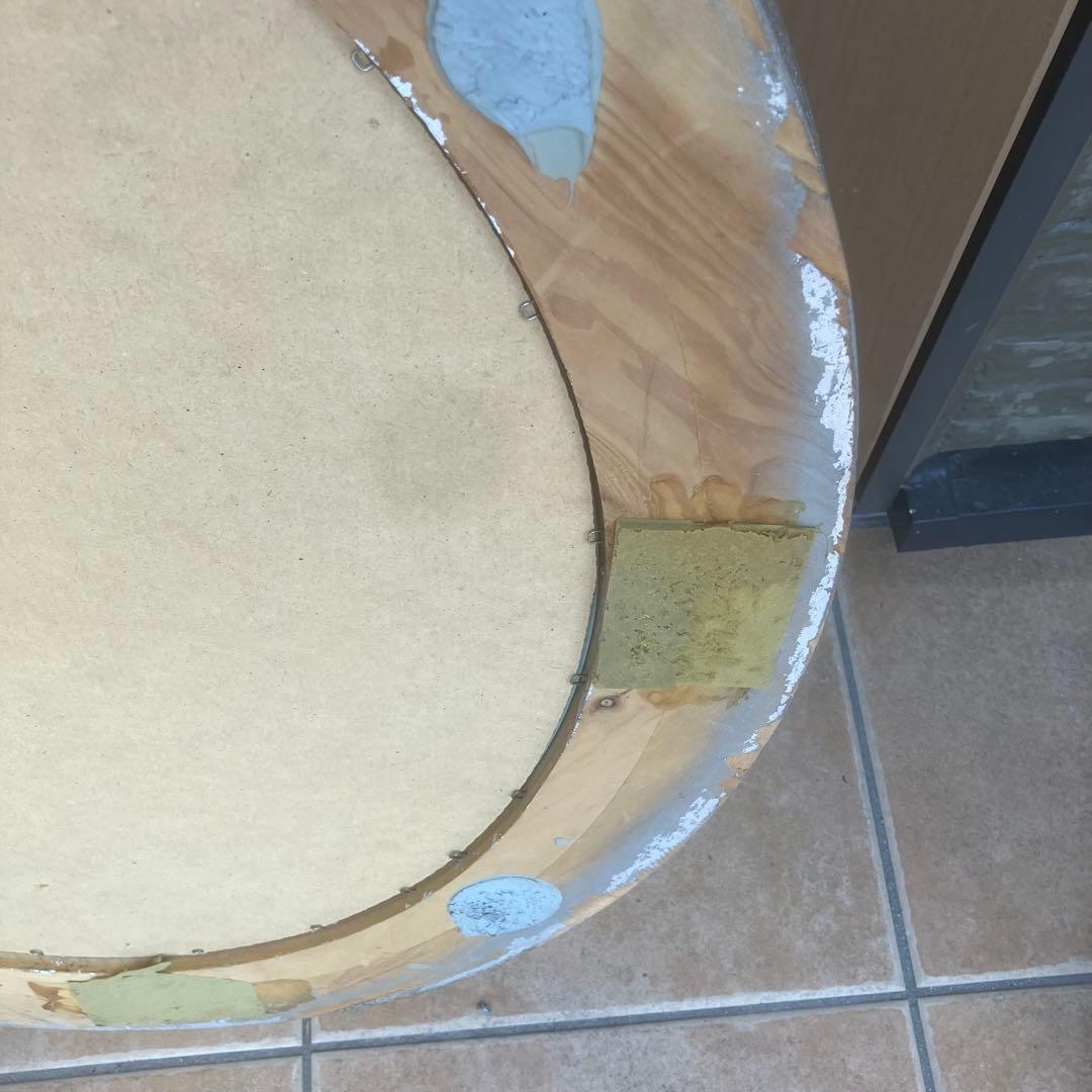 イタリア製　アンティーク調　ラウンドミラー 鏡　ウォールミラー　鏡　ヴィンテージ