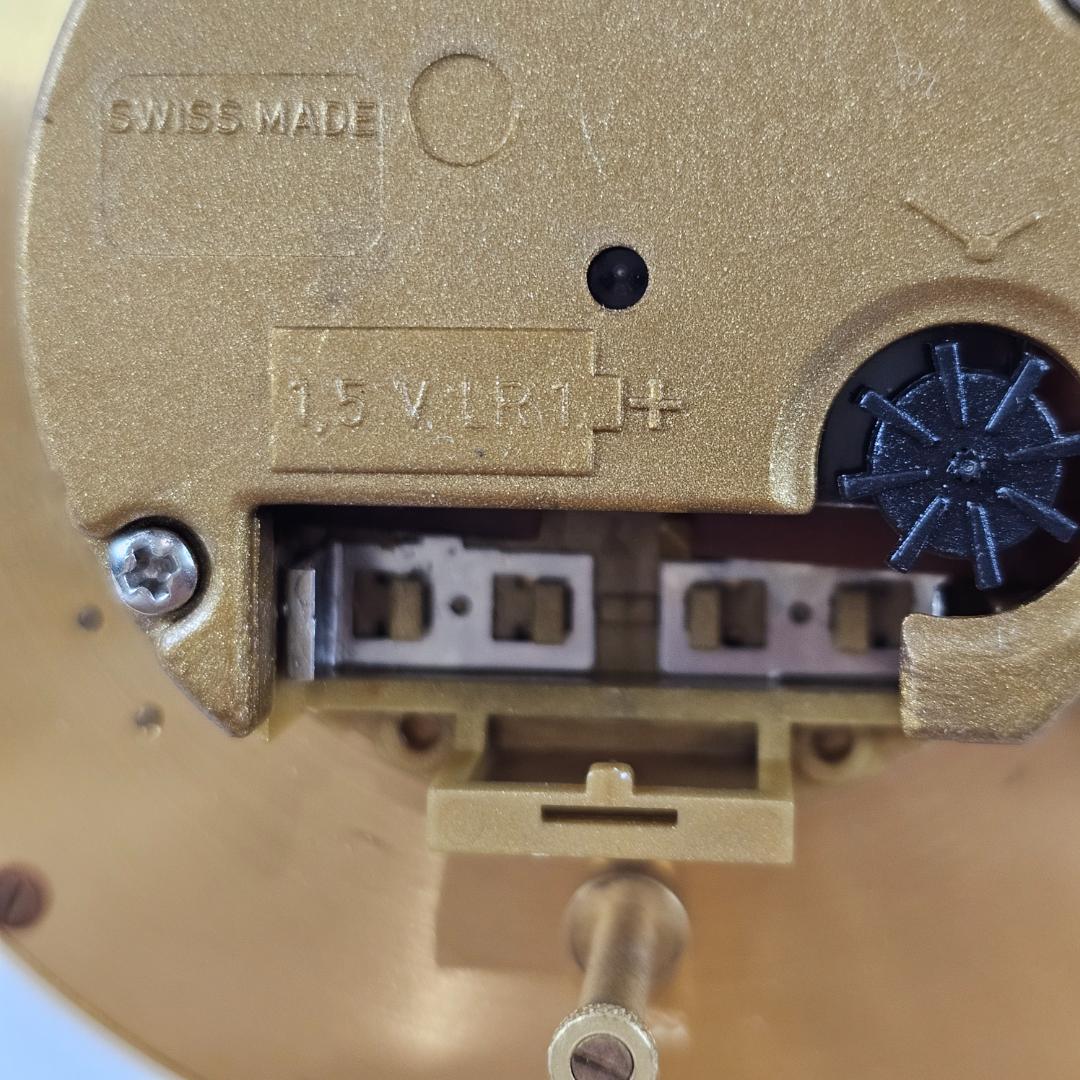 【希少】ジャンルーレ ワールドタイム 置き時計 ムーンフェイズ