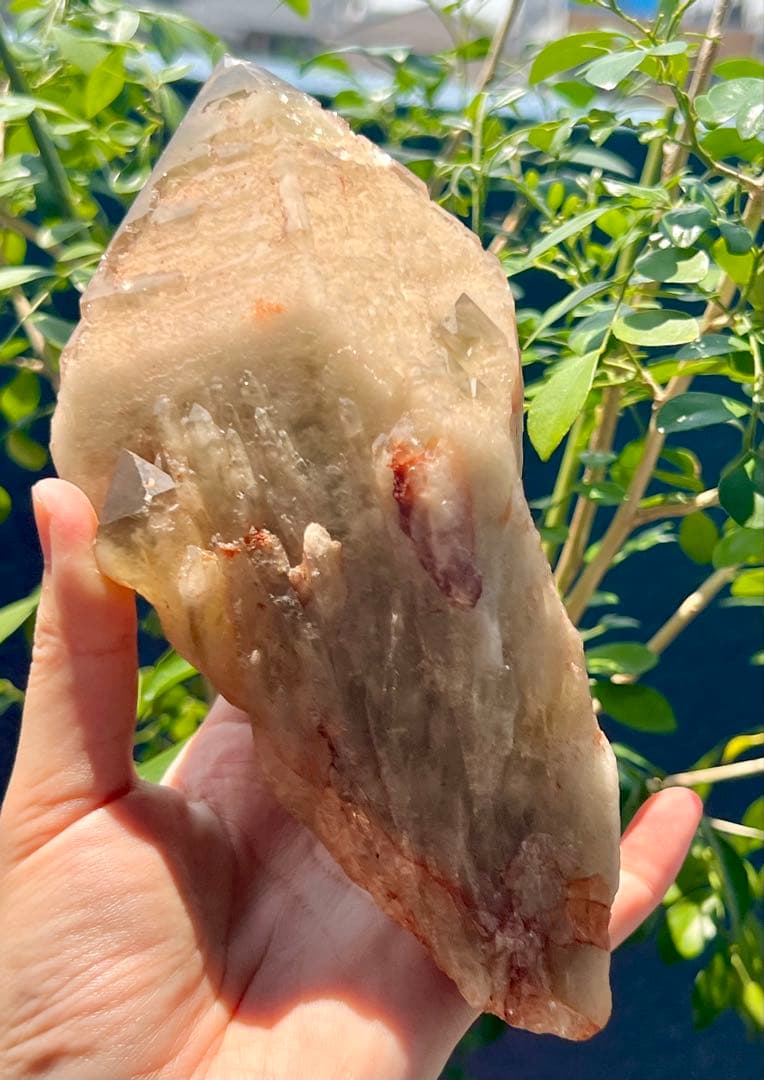 レコードキーパー　ナチュラルシトリンキャンドルクォーツ 天然石　パワーストーン