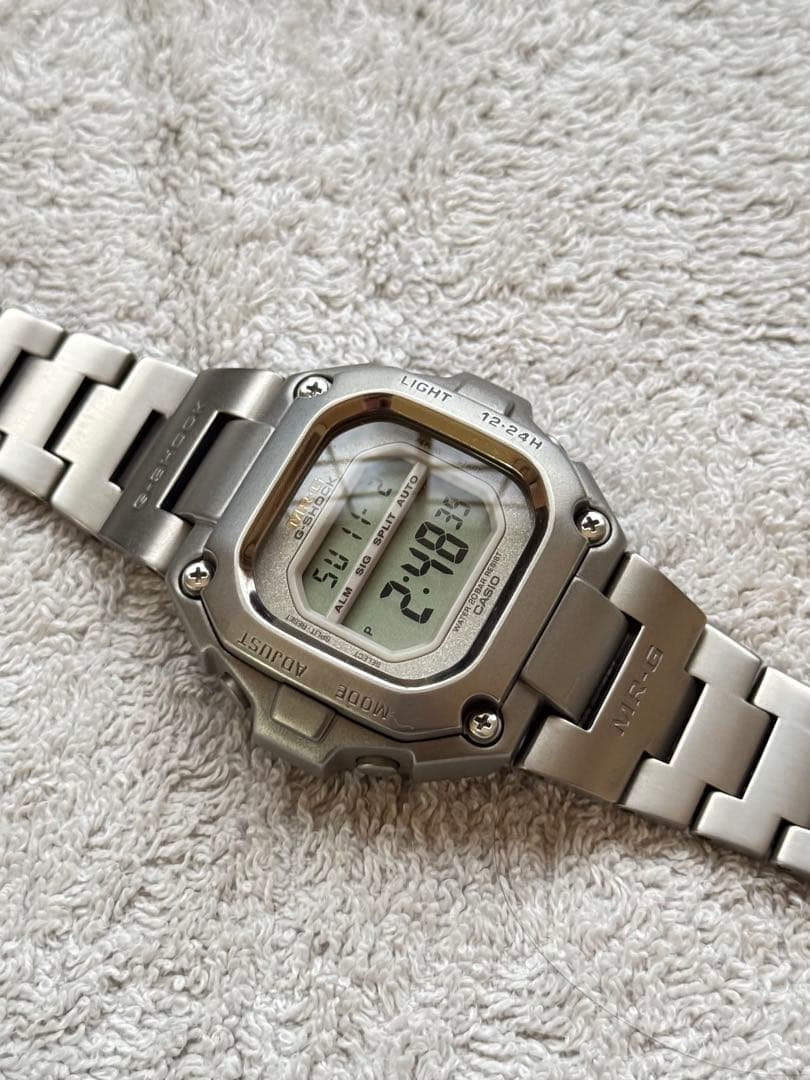 【極美品】カシオMRG-110T初代フルメタルGショック角形チタン