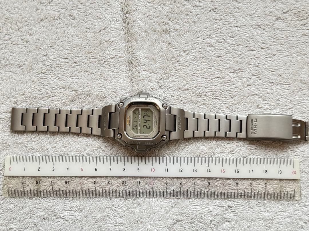 【極美品】カシオMRG-110T初代フルメタルGショック角形チタン