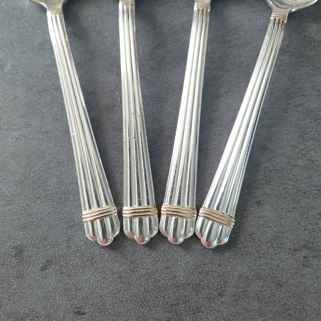 格安 希少 クリストフル アリアゴールドリング コーヒースプーン 4点