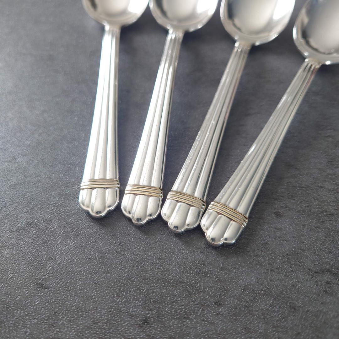 格安 希少 クリストフル アリアゴールドリング コーヒースプーン 4点