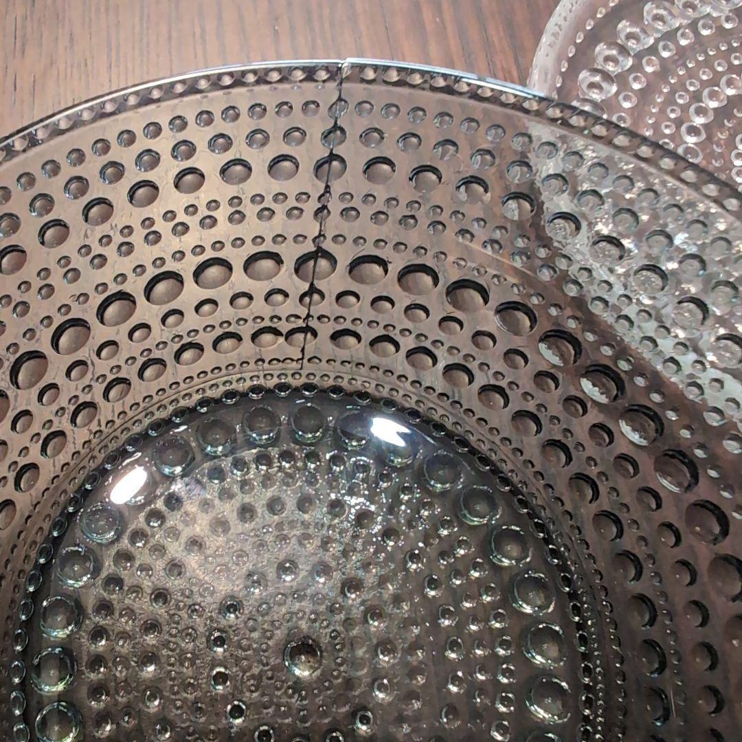 コ*♡様 カステヘルミ　10cm　プレート　　ボウル　グレー　クリア