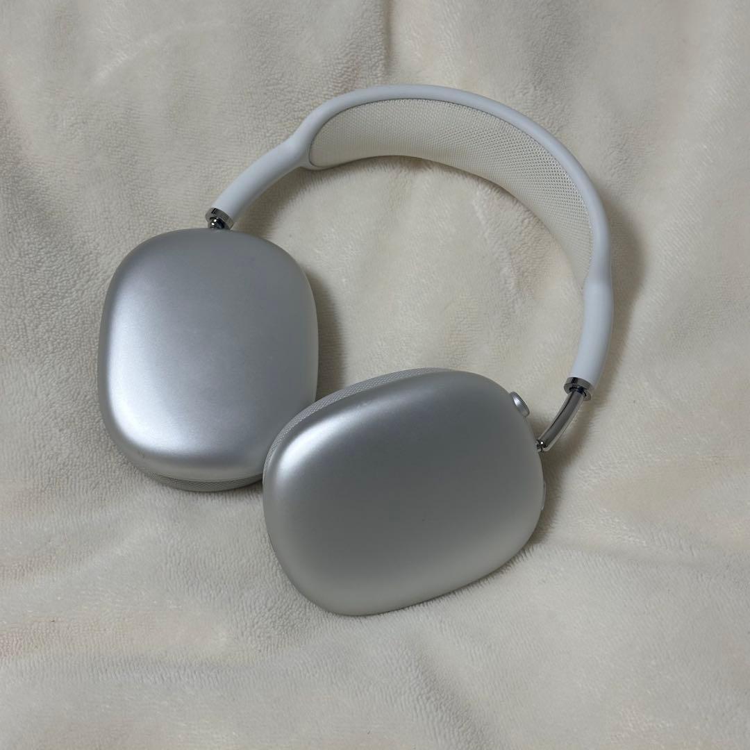 【美品】AirPods Max シルバー正規品付属ケース付きノイズキャンセリング