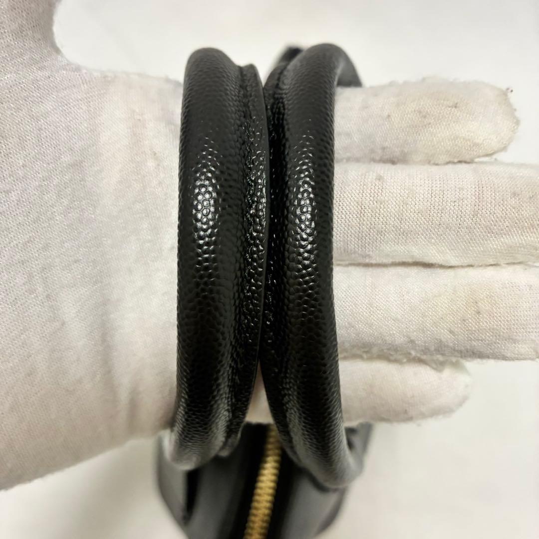 【未使用級】フルラ ファンタスティカ S 2way ハンドバッグ レザー 黒