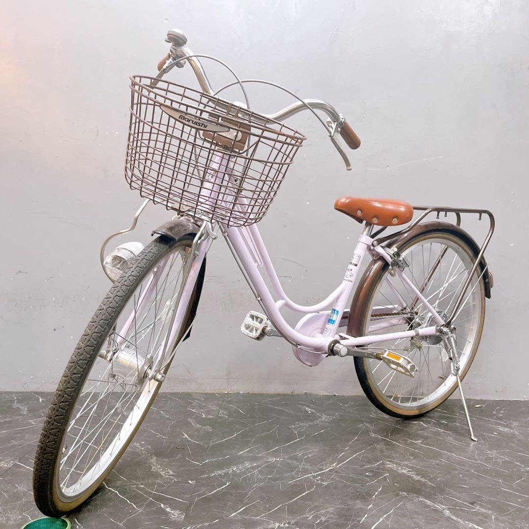 【929】《関西 引き取り》子供用自転車 マルイシ Merry Bell ピンク