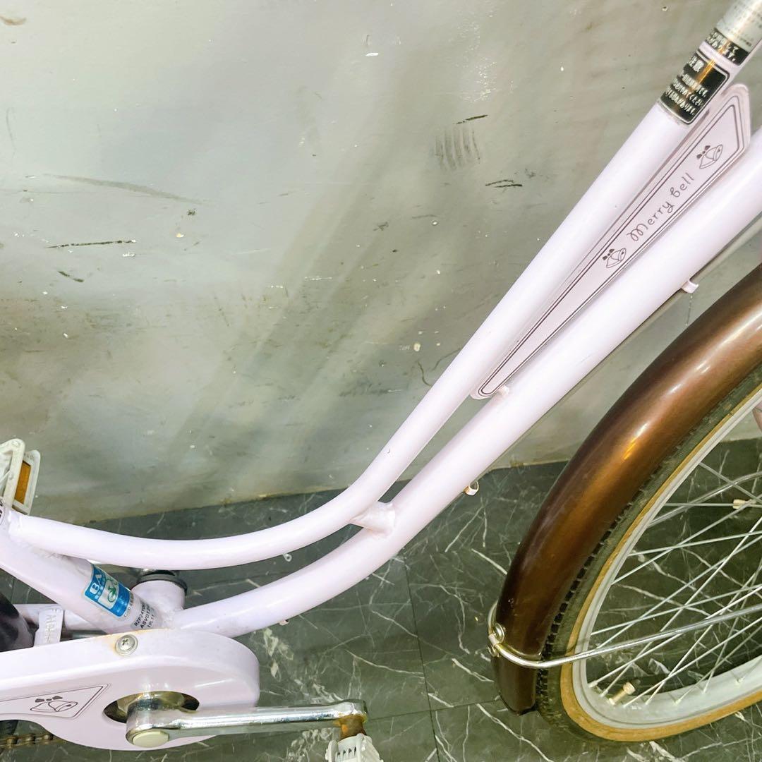【929】《関西 引き取り》子供用自転車 マルイシ Merry Bell ピンク