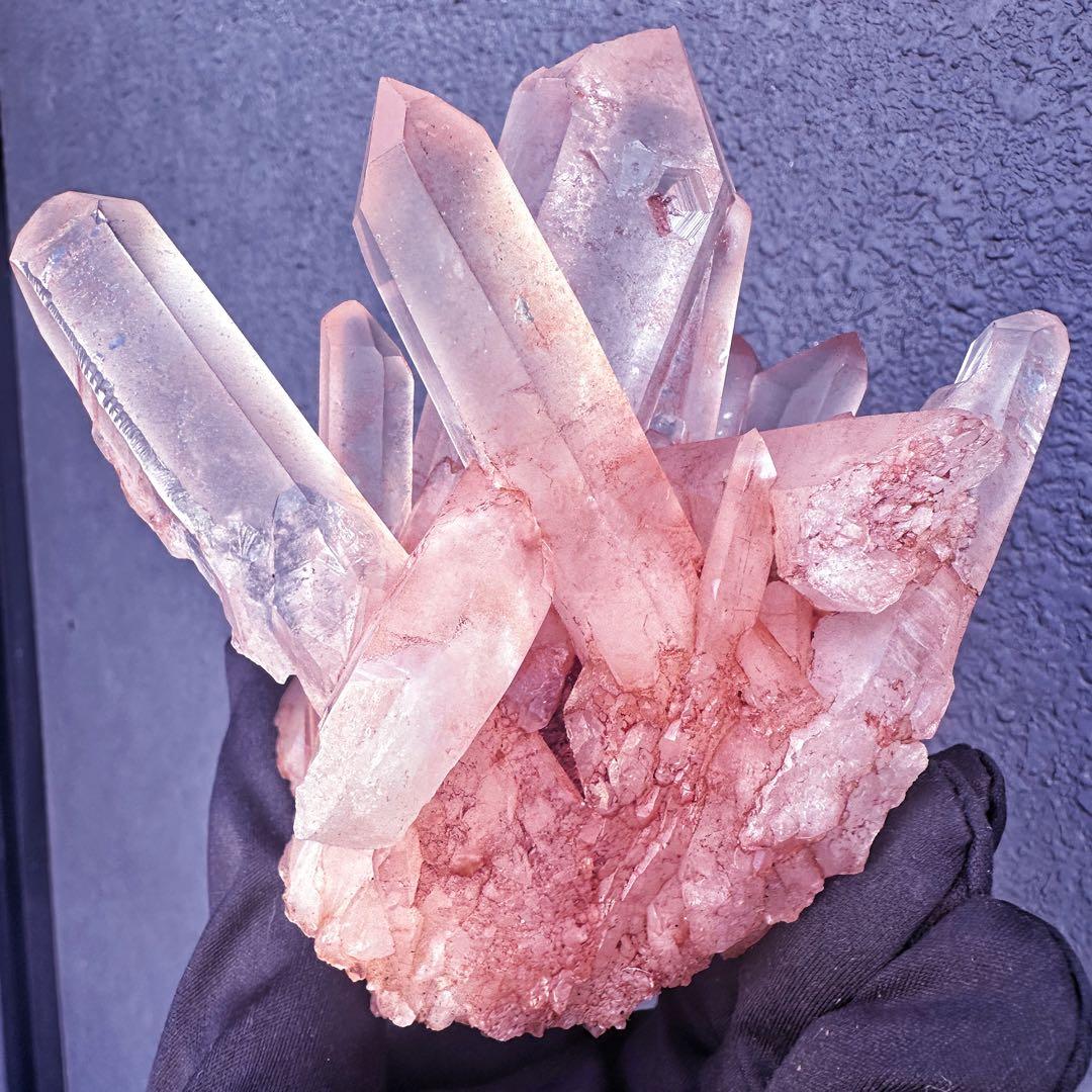 爆レア❗️高透明度❗️超綺麗♡超強いパワー ピンク ヒマラヤ クラスターA1435