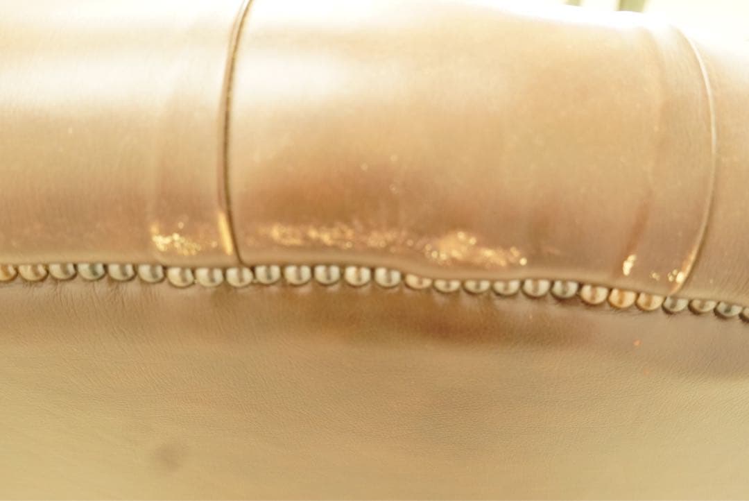 期間限定割引　英国　ヴィンテージ　チェスターフィールド　イギリス製ブラウン