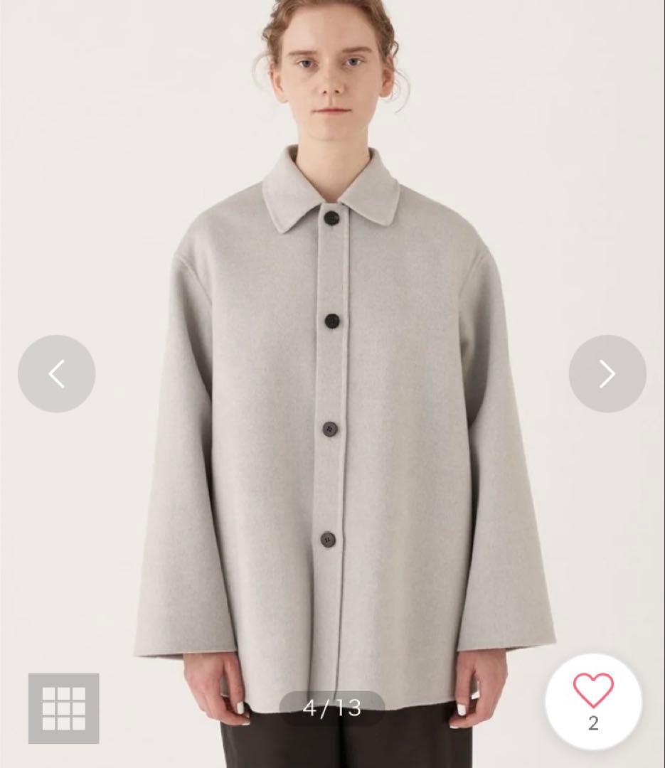 GALERIE VIE ギャルリーヴィーダブルフェイスシャツコート