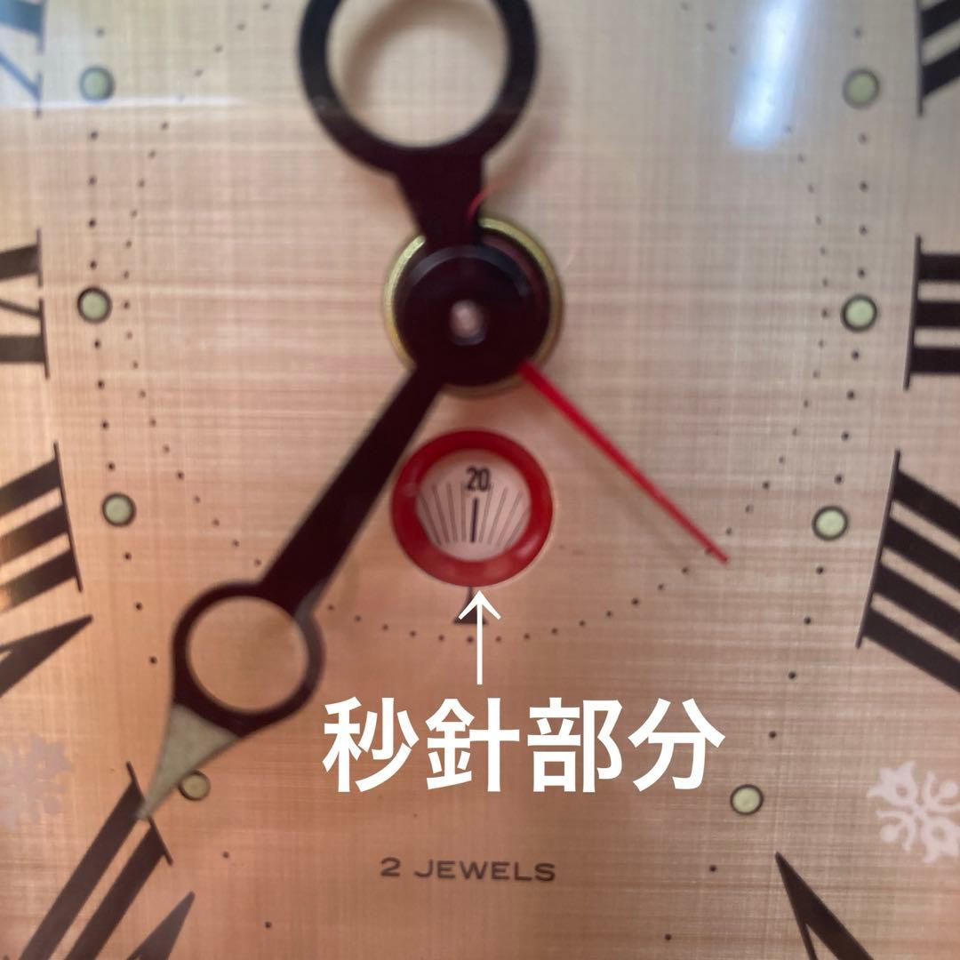 昭和レトロな手巻き目覚まし時計　セイコー ビンテージクロック バードソング