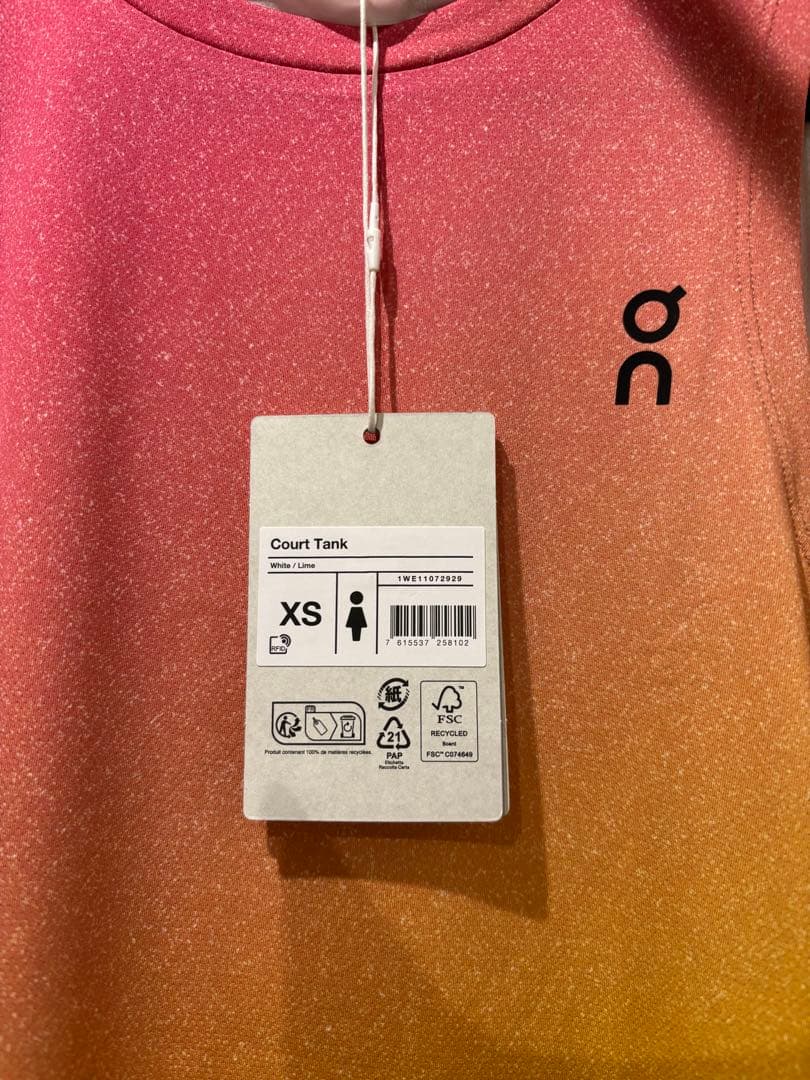 【新品】on テニスウェア レディース XS