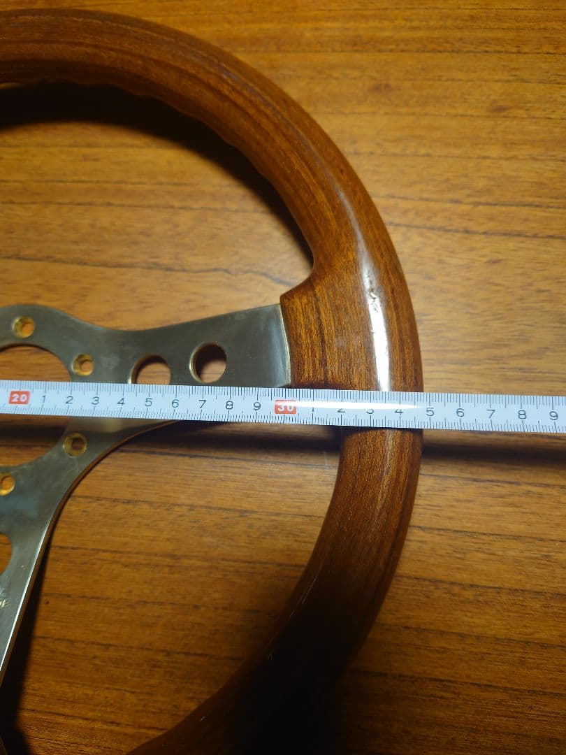 希少！HKSゴールドホーンボタン&OBAウッドステアリング