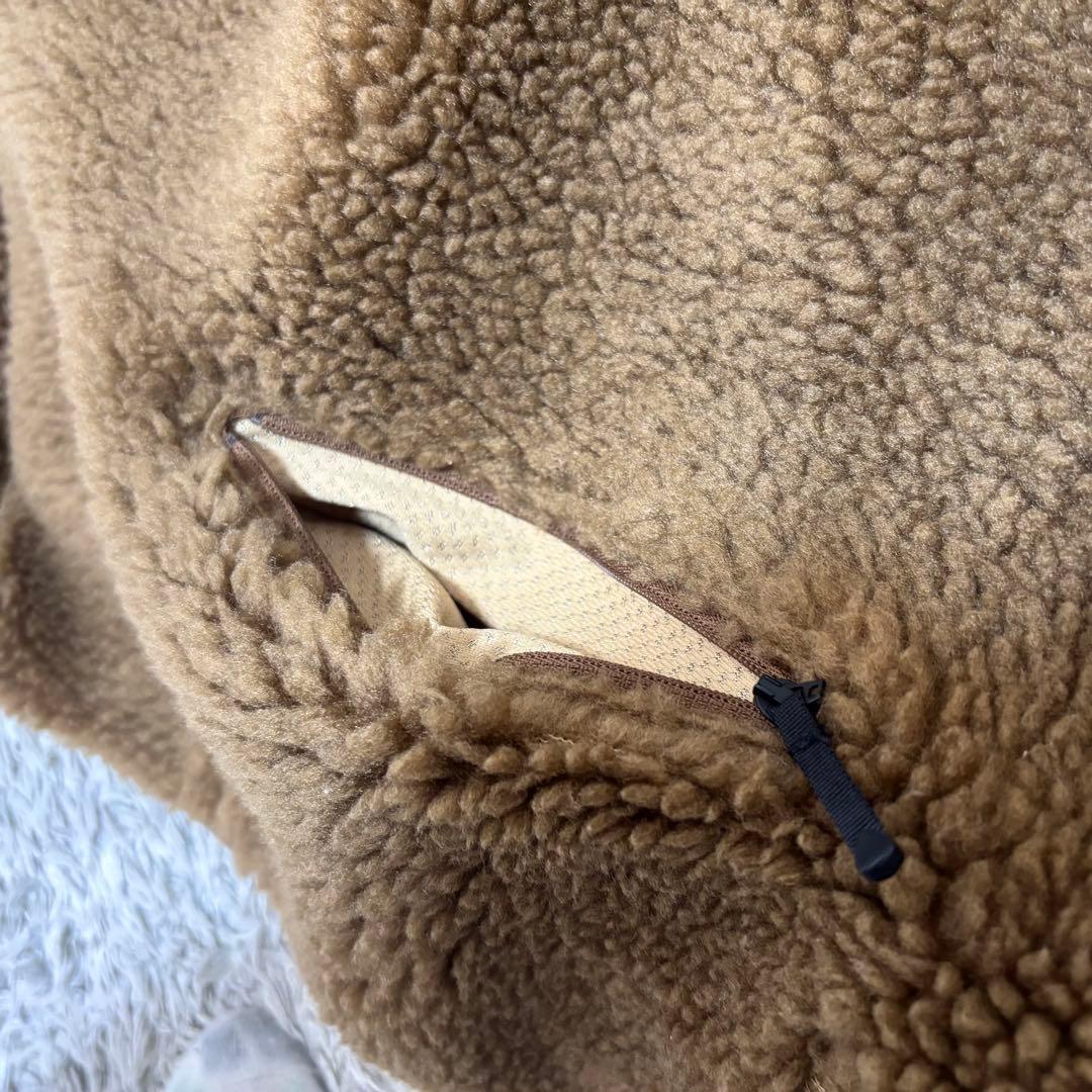 ゴールドウイン GOLDWIN ボアフリーススウェットシャツ　タバコブラウン　M