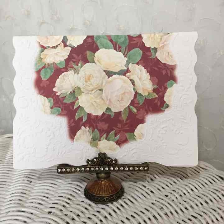 ★写真たて★ポストカード立て★名刺ホルダー★薔薇雑貨