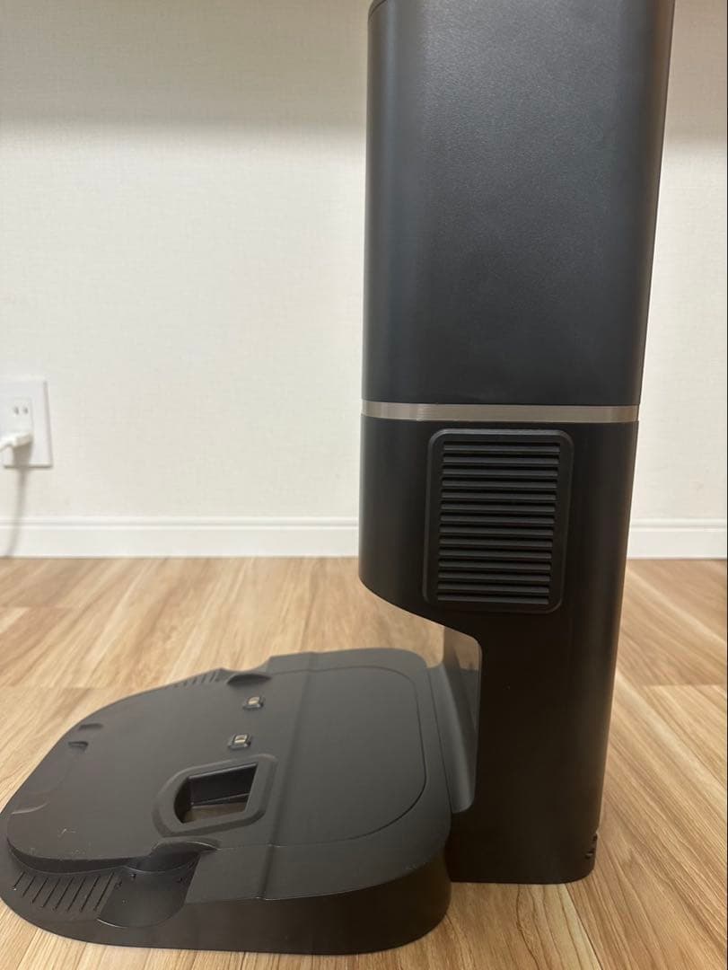 ロボット掃除機 黒 充電ドック付き