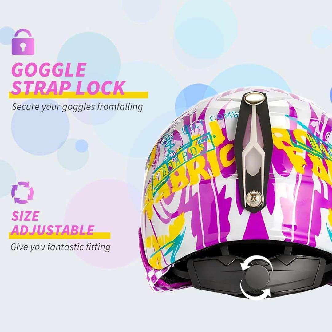 子供用 スキースケートヘルメット ASTM-2040 48-52cm Sサイズ