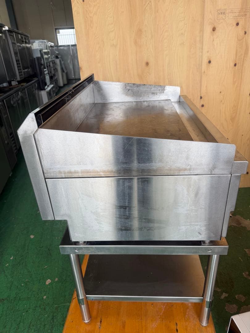 2018年 マルゼン ガスグリドル 作業台付き 都市ガス