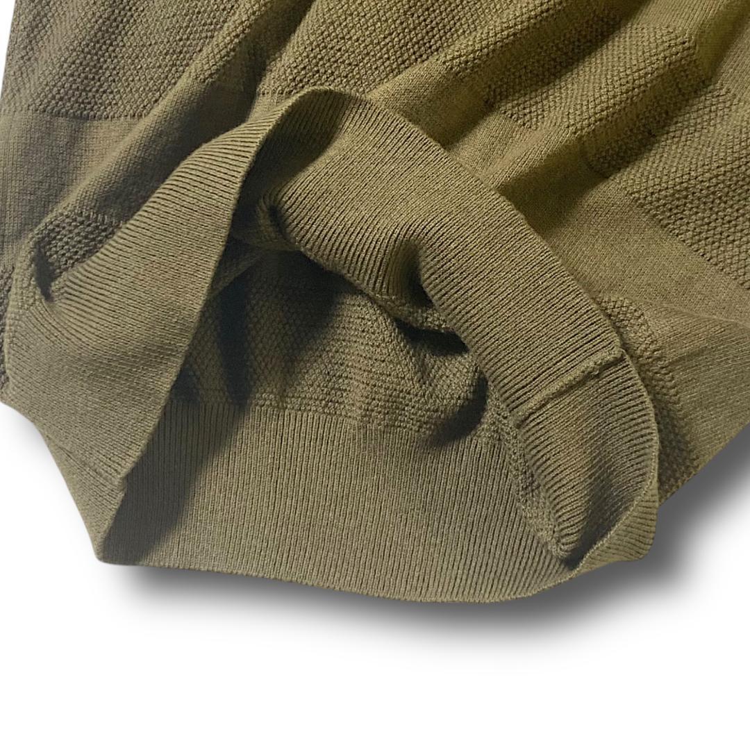 0 パーリーゲイツ 定価5.1万 3WAY ニット プルオーバー セーター 迷彩