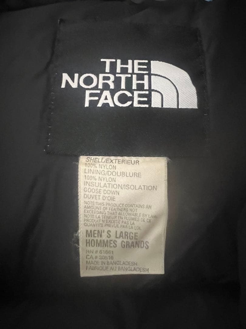 THE NORTH FACE ヌプシ ダウン メンズL 黒｜