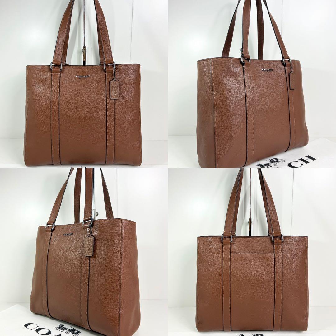 ✅【極美品】定価10万　メンテ済み　コーチ　トートバッグ　COACH ビジネス