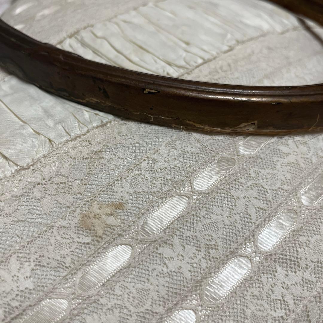 フランスアンティークリボン額