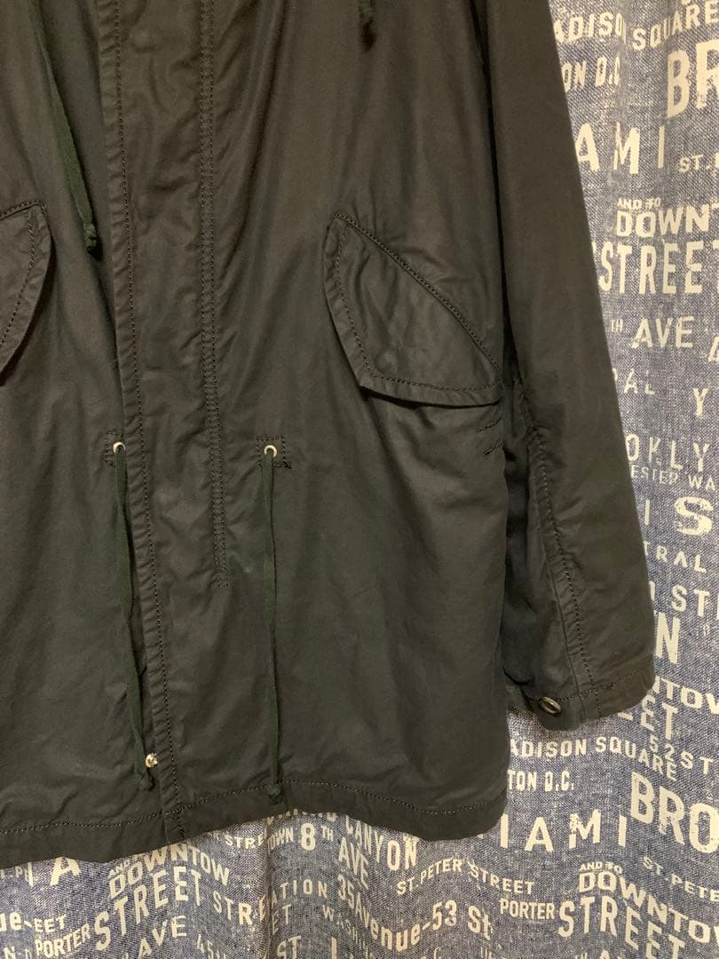 comme des garcons homme モッズコート　着画像あり