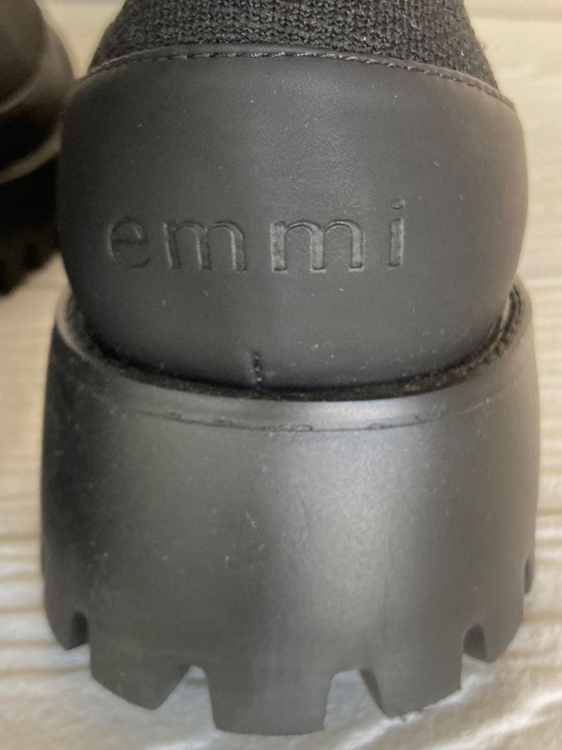 emmiニットブーツ ブラック　24㎝