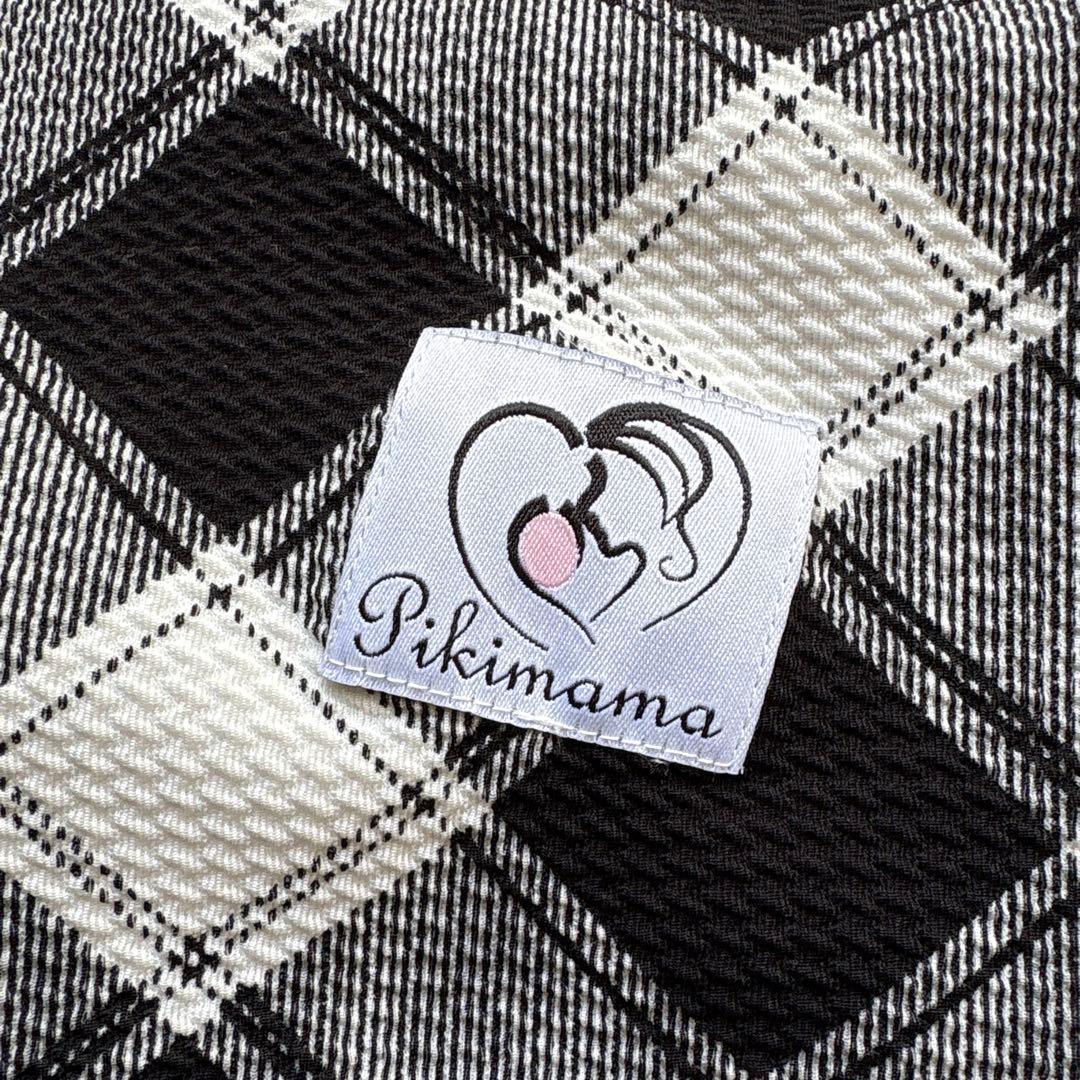 Pikimama チェック柄 抱っこ紐 S