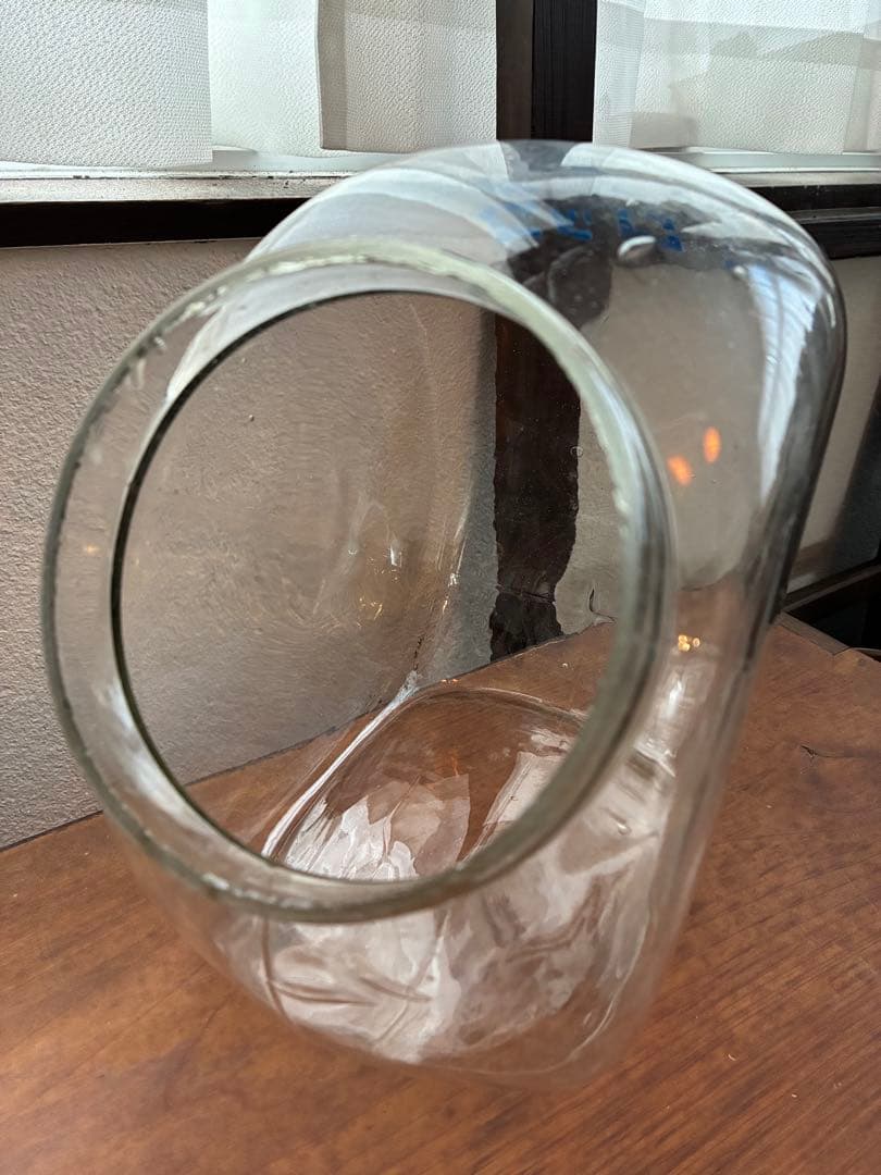 昭和 レトロ 菓子瓶 オマタドロップ 気泡 ガラス ガラス瓶 レトロ雑貨 希少