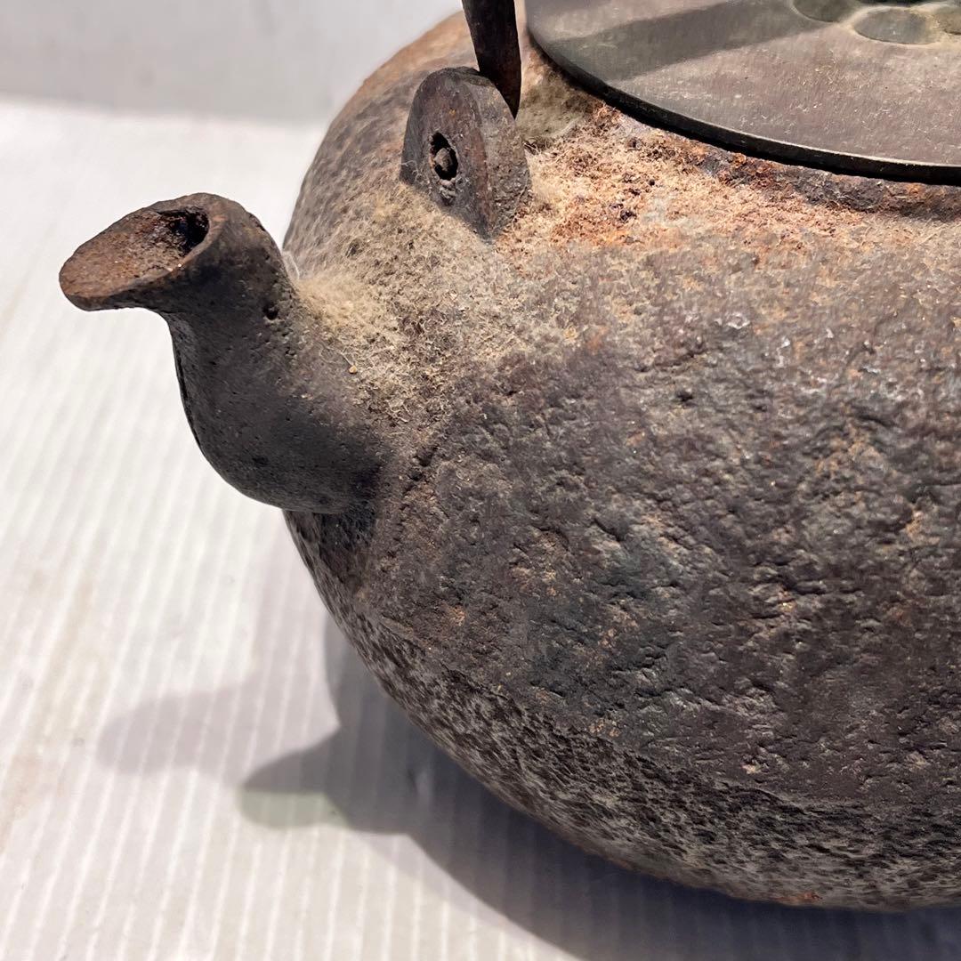 時代物　龍文堂造 鉄瓶 急須 茶道具 骨董　インテリア　コレクション