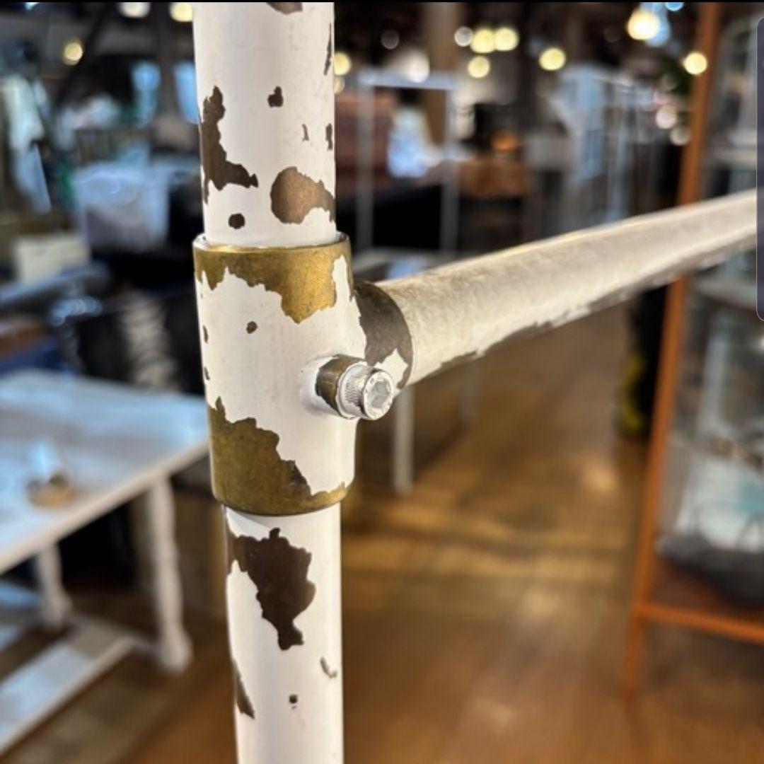 引き取り限定 キャスター付 2段 ハンガーラック ディスプレイ 店舗什器