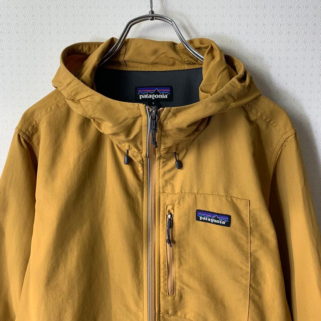 パタゴニア テズロンジャケット S マスタード ナイロンジャケット パッカブル