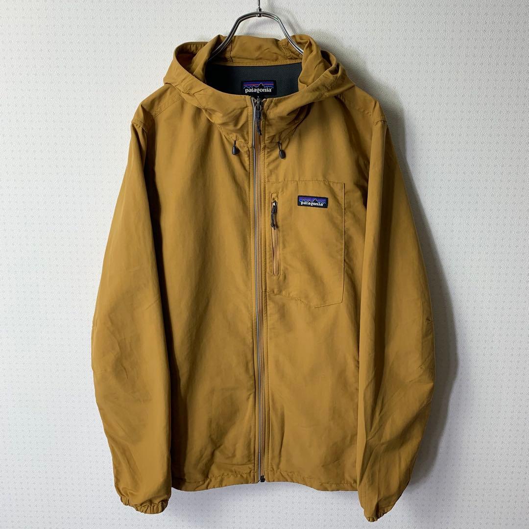パタゴニア テズロンジャケット S マスタード ナイロンジャケット パッカブル
