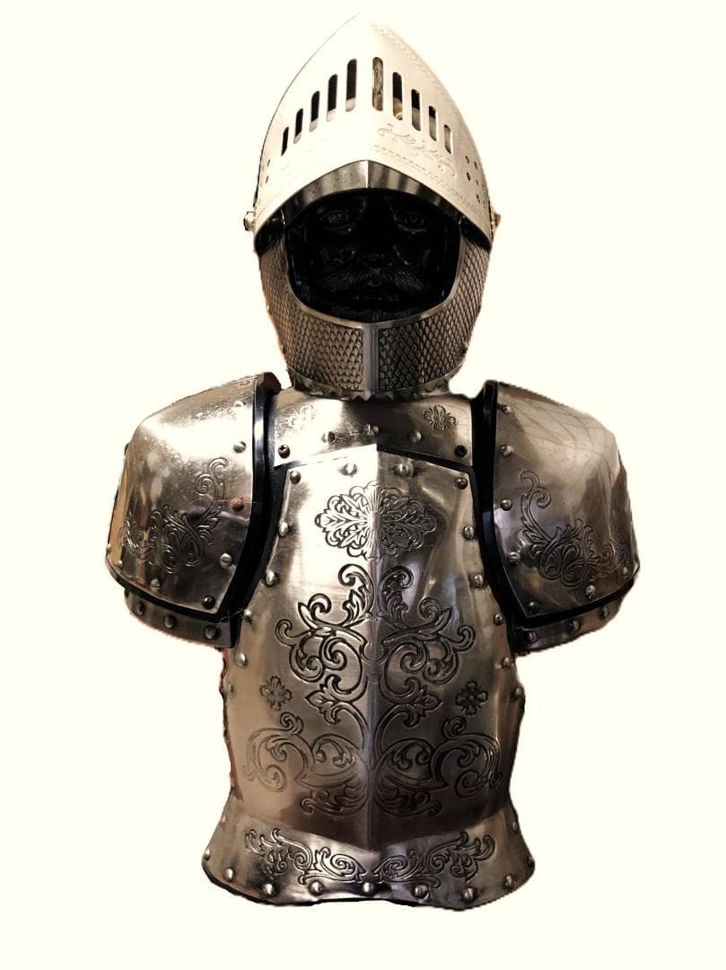 【 ニッカウヰスキー デキャンターセット 】　西洋甲冑オブジェ　未使用品