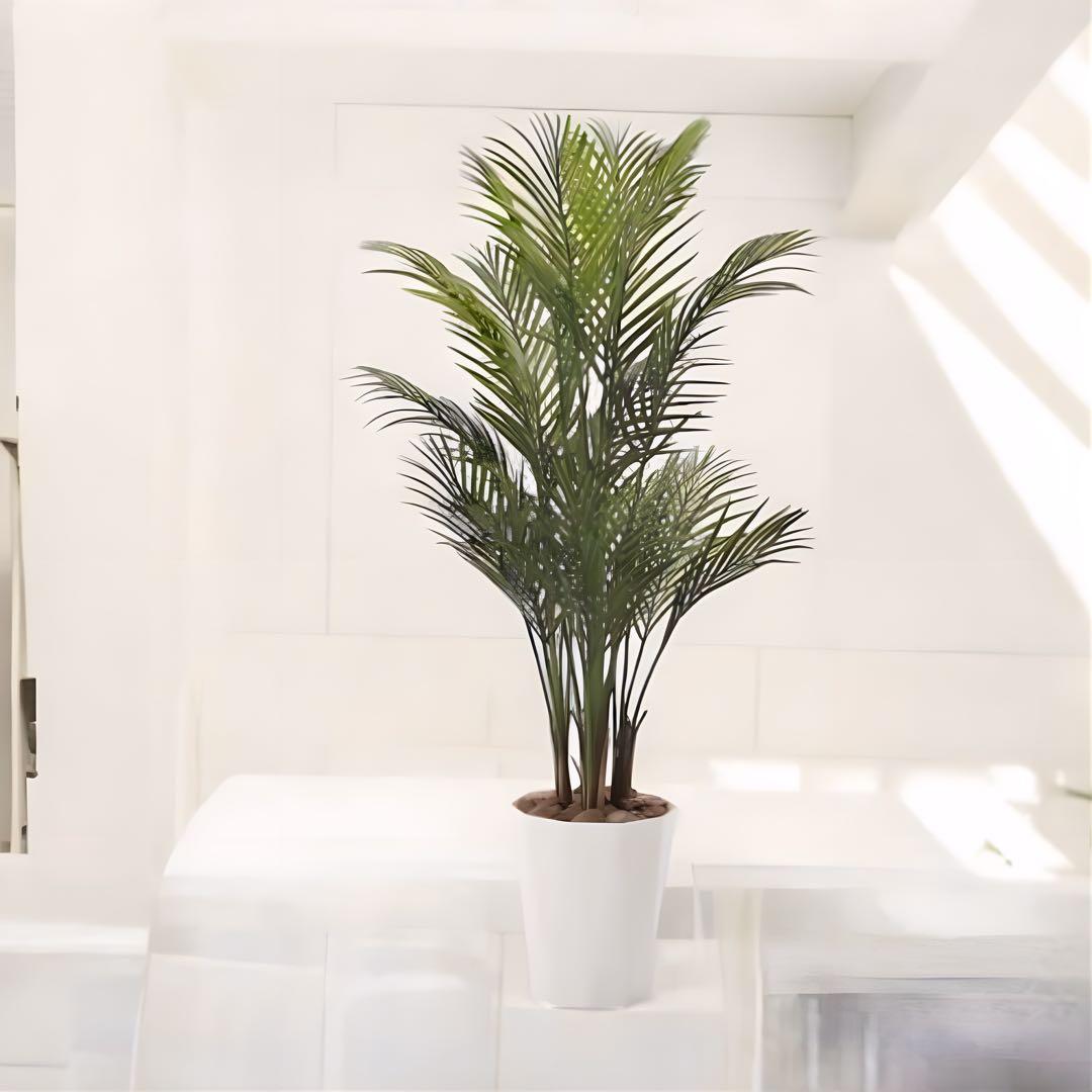 光触媒　人工観葉植物　ウォールグリーン　フェイクグリーン　アレカパーム1.35