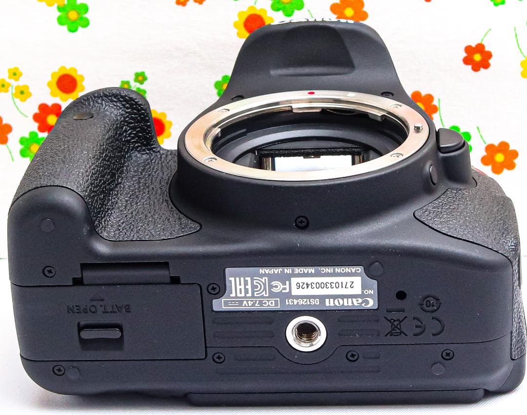 美品 キャノン Canon Kiss X7i☆高倍率レンズ付☆スマホに転送☆