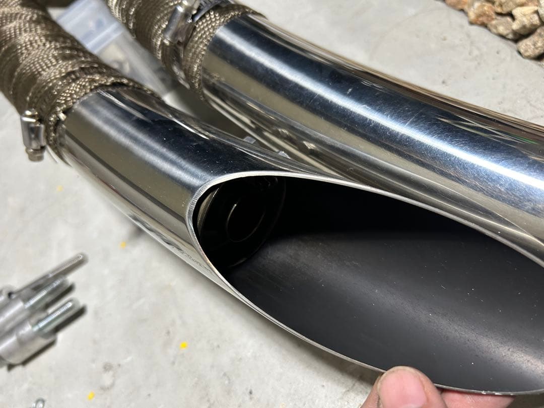 ガレージT&F ベントマフラー　と　エアクリーナのみ ドラックスター400用