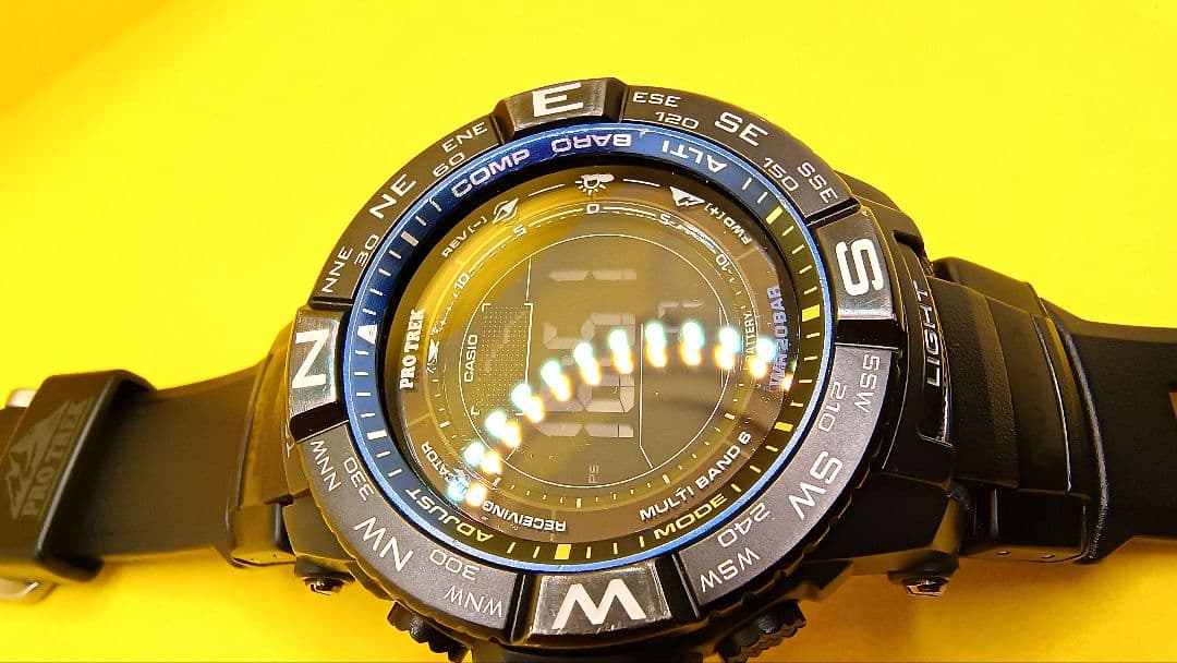 20気圧！PROTREK PRW-3500Y-1JF ソーラー 　温度気圧高度計