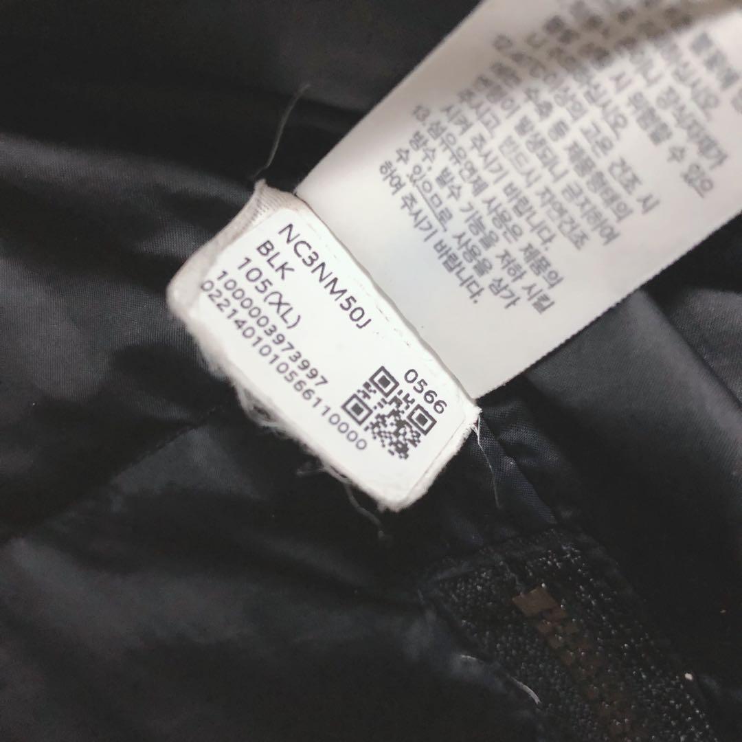 JIMIN　美品 ノースフェイス ロングダウン 黒 XL S-46
