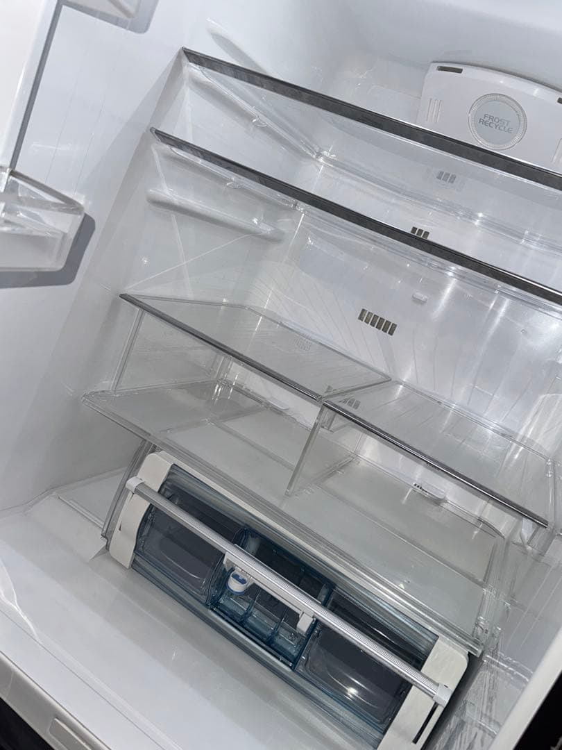 冷蔵庫 401L 冷凍庫 タッチパネル 真空チルド　ガラストップ 自動製氷機