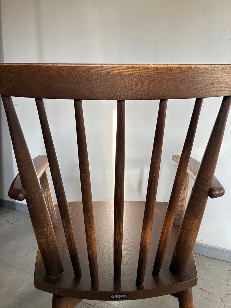 ナガノインテリア　ダイニングチェア　SKC069ー0WB 回転式　2