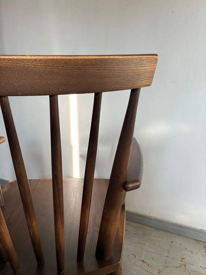 ナガノインテリア　ダイニングチェア　SKC069ー0WB 回転式　2