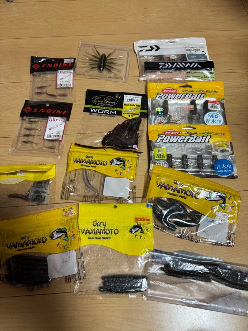 バス釣り引退セット ワームセット 150点以上