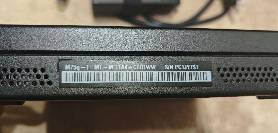 Lenovo M75q-1 メモリ12G デスクトップPC 本体