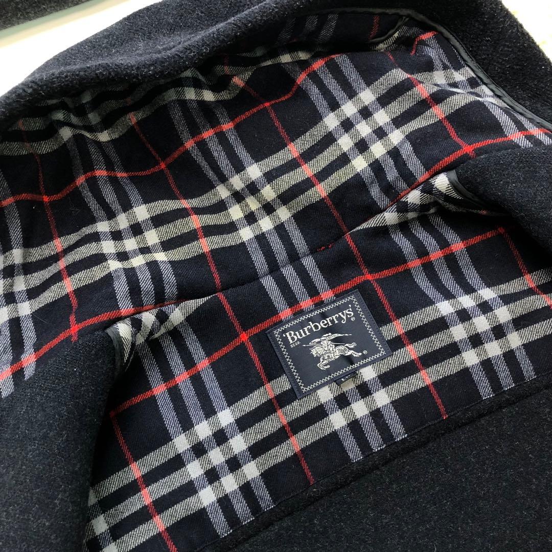 バーバリーズ ムーアブルック ヘリンボーン ヴィンテージ ダッフルコート LY
