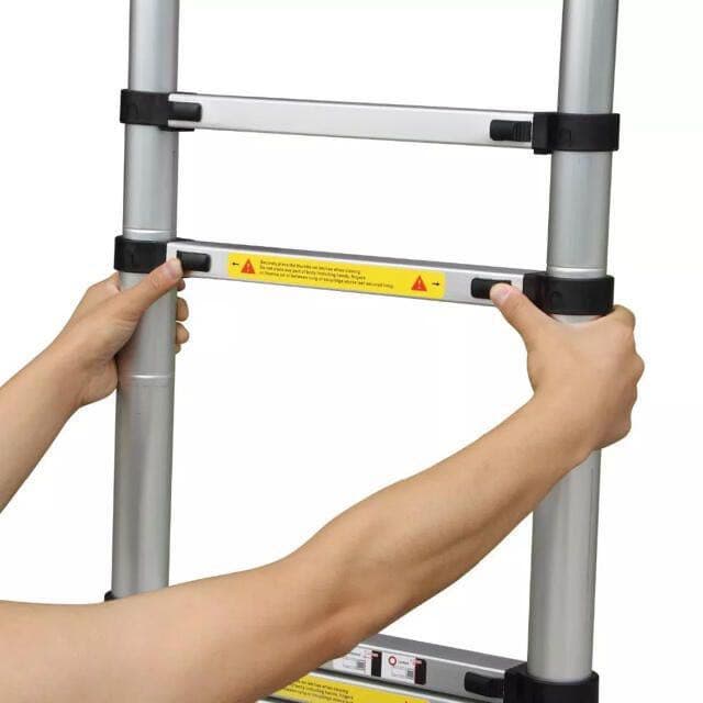 伸縮はしご 最長2.9m 耐荷重150kg 自動ロック